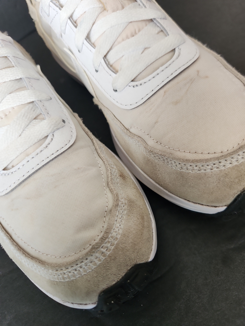 Nike Waffle Debut White Grey Women’s Shoes Size 7.5 Runners VG - Picture 4 of 7